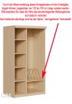 Mobile Preview: Liegepolsterschrank offen f. 10 Liegepolster