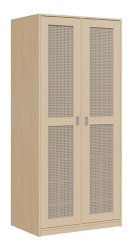 Liegepolsterschrank f. 10 Liegepolster m. Lochblechtüren