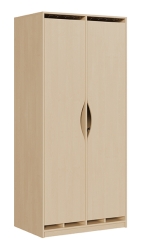 Liegepolsterschrank m. Türen f. 10 Liegepolster