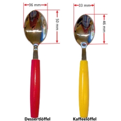 Mobile Preview: Kaffeelöffel / Teelöffel 16,8 cm Pixel cherry
