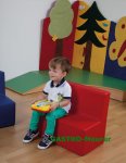 Mobile Preview: 3-Sitzer Sofa f. U3/Krippenbereich