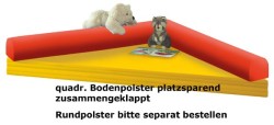 Mobile Preview: Spiel- u. Schlafecke Quadrat 160x160 cm