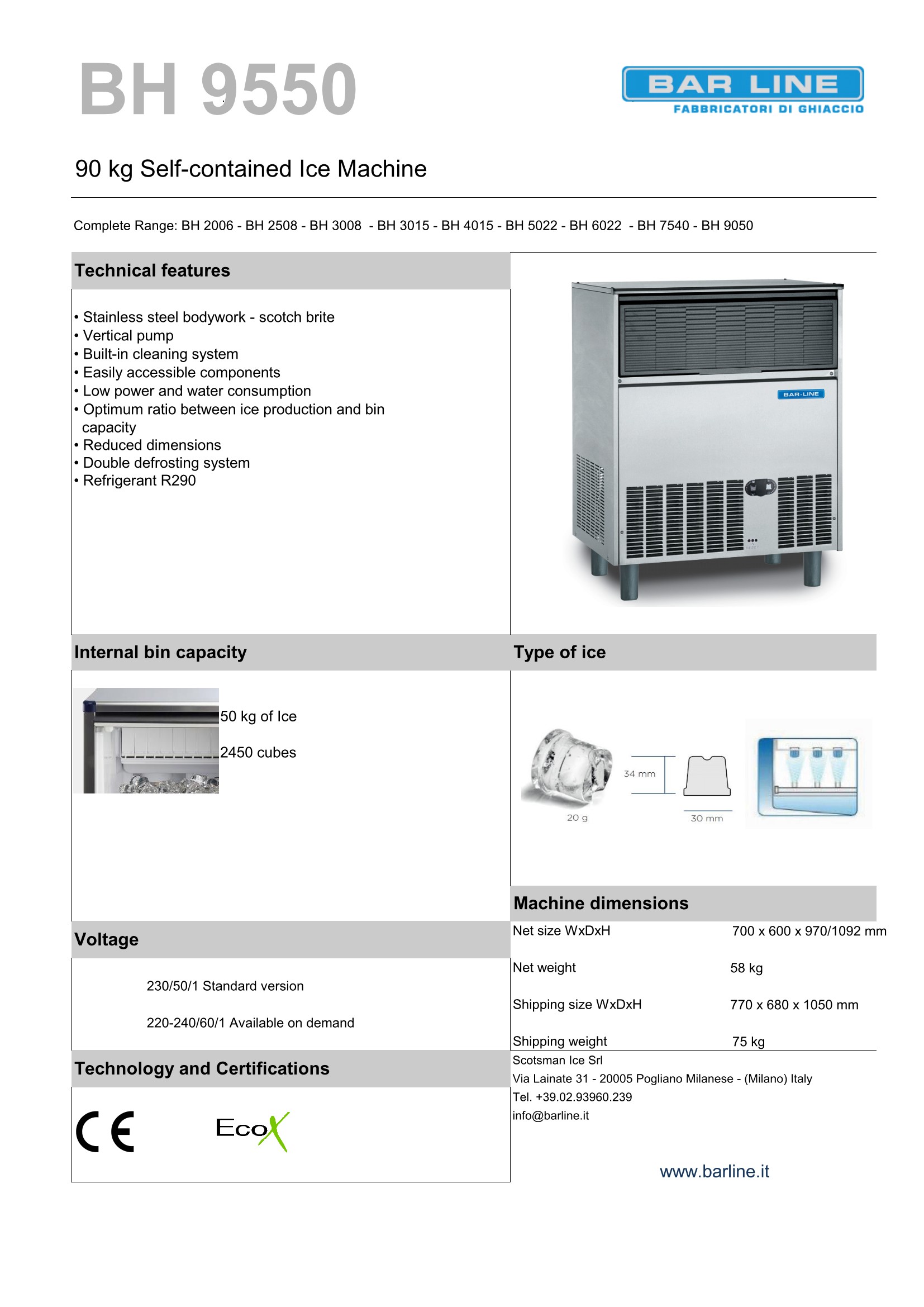 Datenblatt BH9550 1